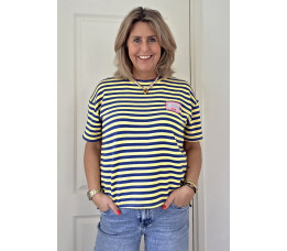 MON CHERIE kobalt/geel