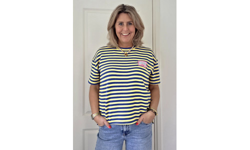 MON CHERIE kobalt/geel