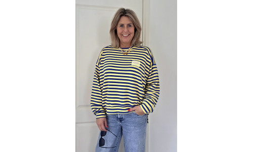 BISOUS PARIS kobalt/geel