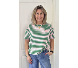 MORE AMOR groen/licht roze