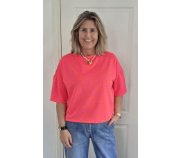 SHIRT SANDY roze/oranje