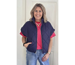 BODYWARMER donker blauw