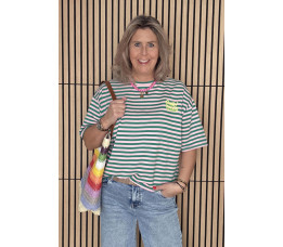 GOOD VIBES groen/roze