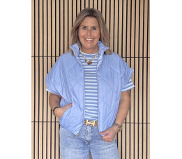 BODYWARMER licht blauw BODYWARMER licht blauw