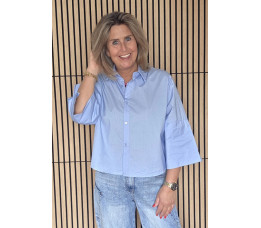 BLOUSE KIKI licht blauw