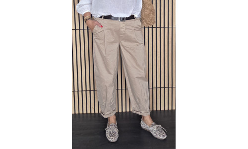 BROEK PEARL zand