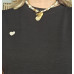 SHIRT HARTJE zwart