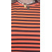 STREEP SHIRT KAPMOUW oranje/bruin