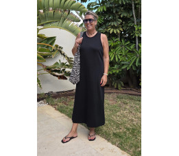 JURK SUMMER LANG zwart