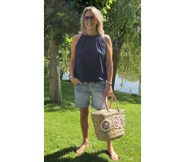 TOP FAYA blauw