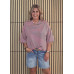 STREEP SALUT! roze/groen