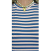 STREEP SHIRT KAPMOUW roze/kobalt