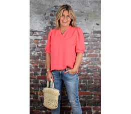BLOUSE FARAH koraal