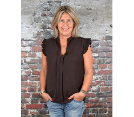 BLOUSE AMBER bruin