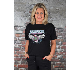 SHIRT ROCK&ROLL zwart