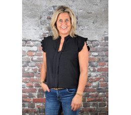 BLOUSE AMBER zwart