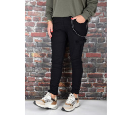 CARGO BROEK zwart