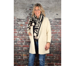 BOUCLÉ VEST ecru