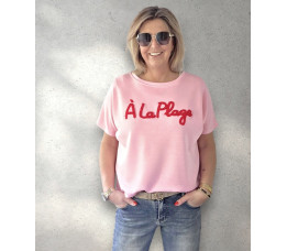A LA PLAGE roze/rood