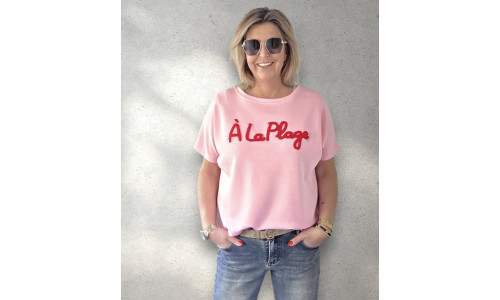 A LA PLAGE roze/rood