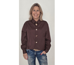 BLOUSE SCHELP bruin