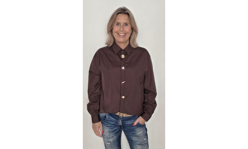 BLOUSE SCHELP bruin