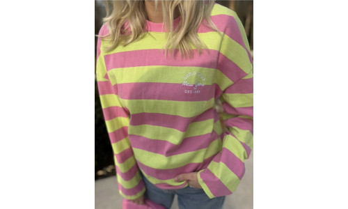 SHIRT ROBIN roze/geel