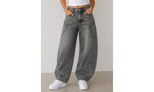 BALLOON JEANS grijs